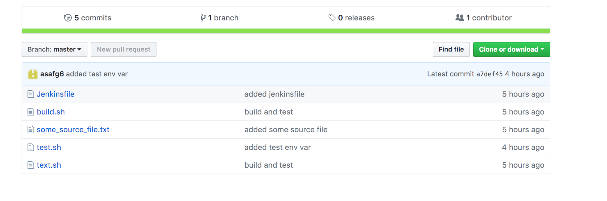 Sample Jenkins Pipeline Job