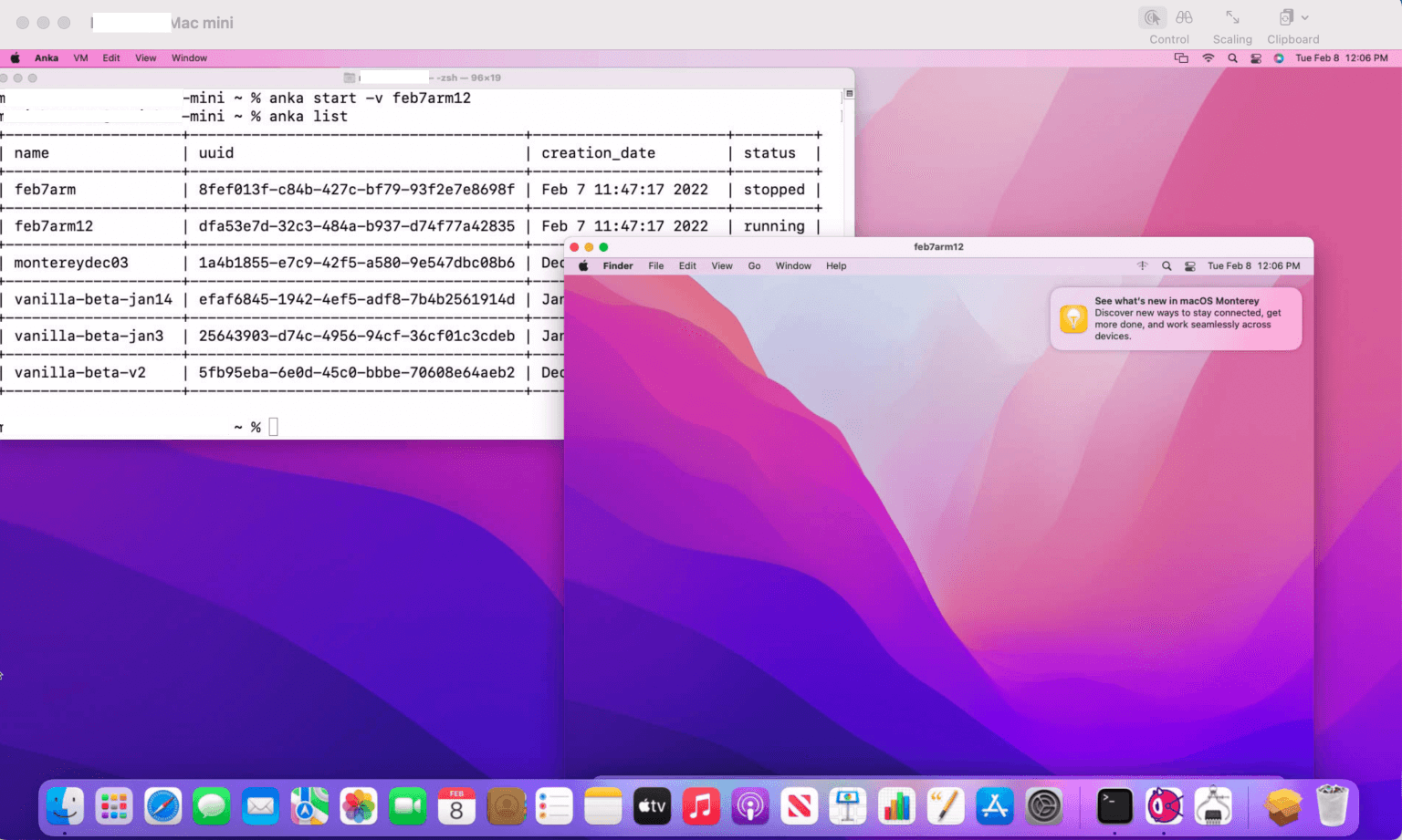 macOS Vm on M1